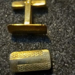 Gold tone Cuff Links